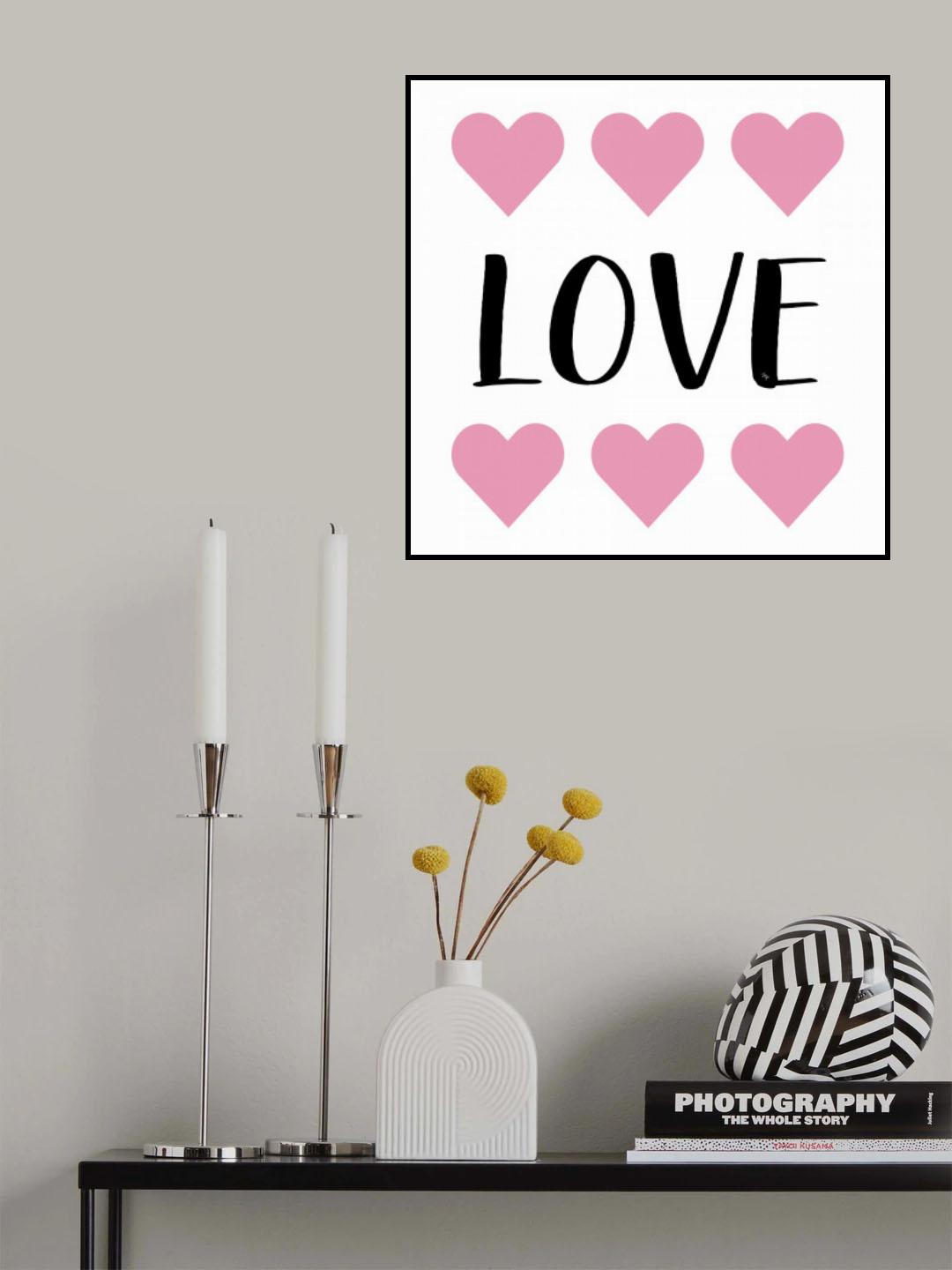 Heart Love Poster och Canvastavla