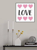 Heart Love Poster och Canvastavla