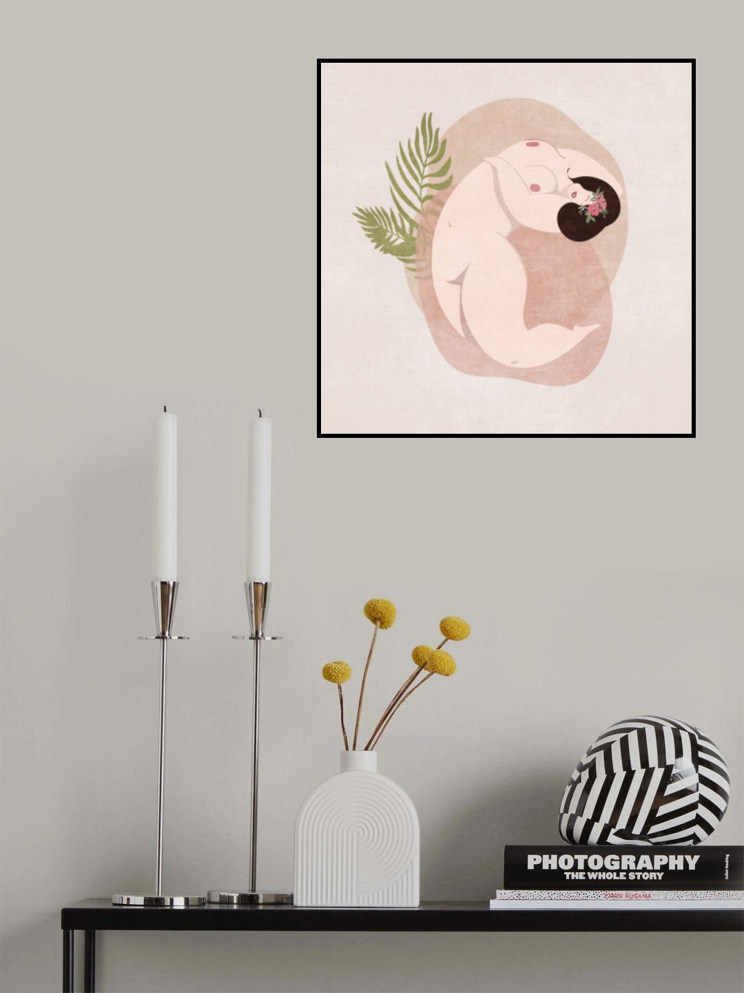 Beautiful Curvy Lady 02 Poster och Canvastavla