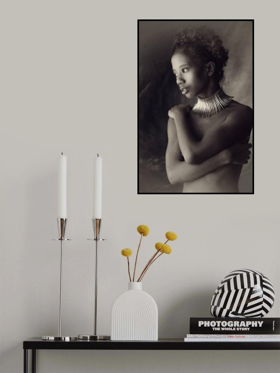 Monochrome Portrait Poster och Canvastavla