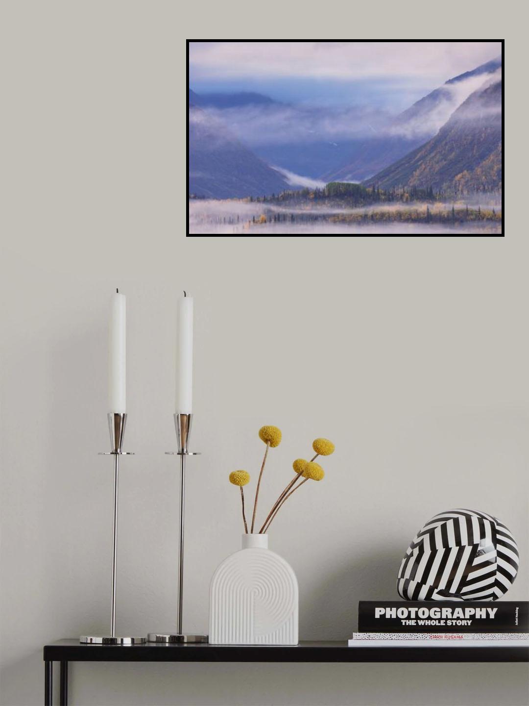 Autumn whispered by the fog Poster och Canvastavla