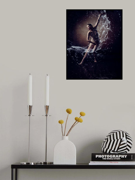 Water dance Poster och Canvastavla