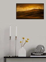 Sunset in Sand Storm Poster och Canvastavla
