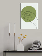 Abstract Minimal Hand #2 Poster och Canvastavla