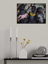 Ethiopian Suri tribes Poster och Canvastavla