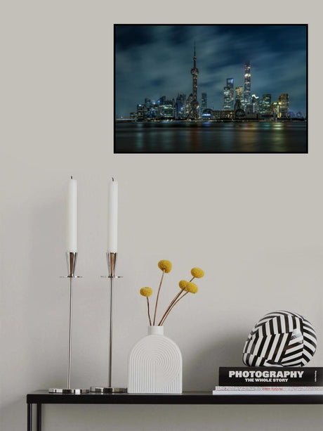 Bund In The Evening Poster och Canvastavla