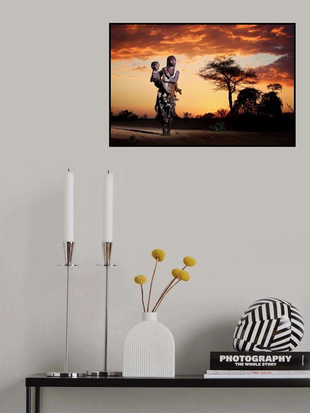 Mother and child Poster och Canvastavla