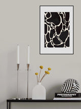 Giraffe Grey Poster och Canvastavla