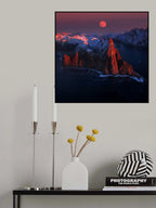 Full moon Poster och Canvastavla