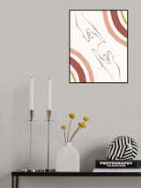 Hands Connect Poster och Canvastavla