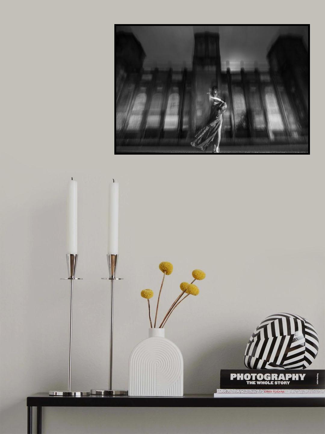 under a full moon Poster och Canvastavla