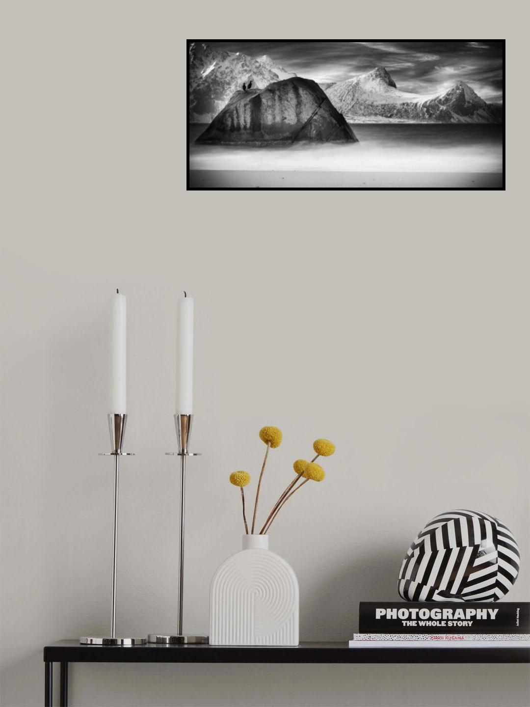 Haukland Beach Poster och Canvastavla