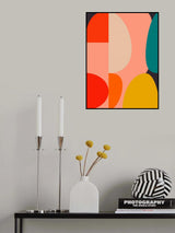 Mid Century Pastel 14 Poster och Canvastavla
