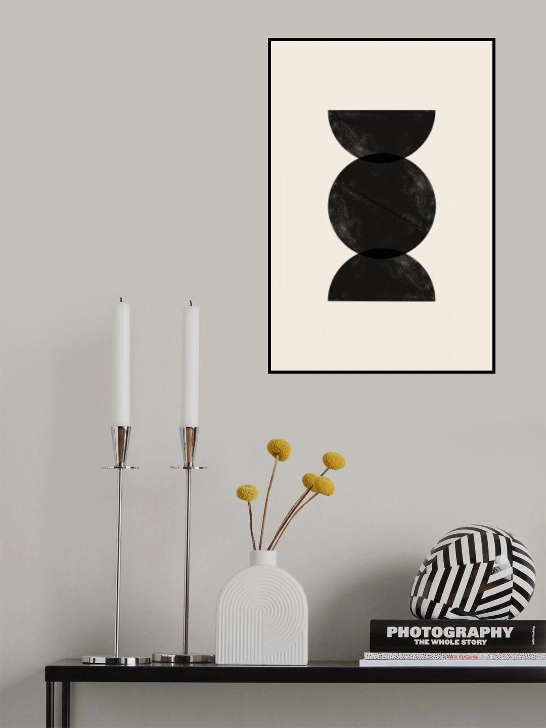 Modern Geometric Poster och Canvastavla