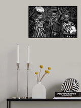 Three surmi tribe girls - Ethiopia Poster och Canvastavla