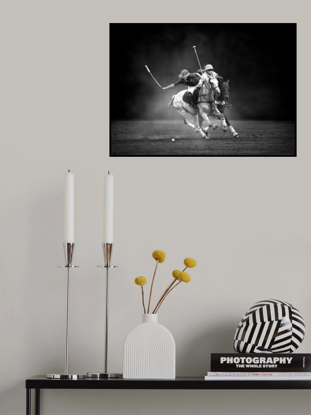 Horseback Shooting Poster och Canvastavla