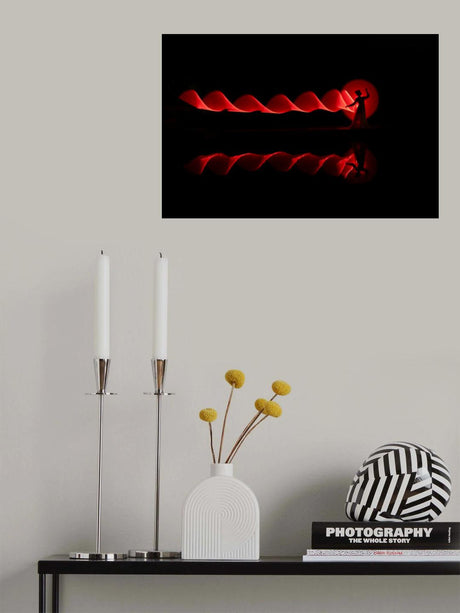 Light Painting Poster och Canvastavla