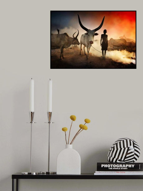 Dinka Child Poster och Canvastavla
