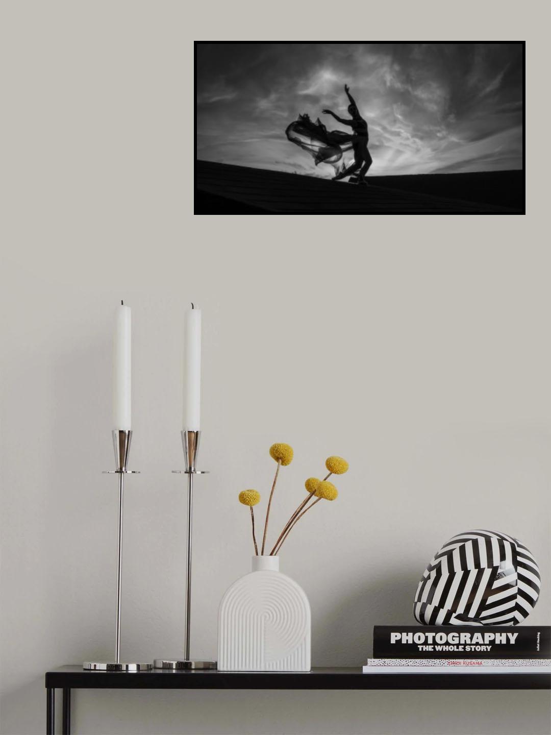 dance in black and white Poster och Canvastavla