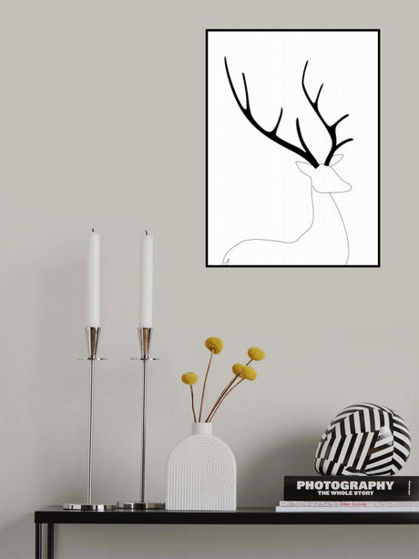 It's a reindeer Poster och Canvastavla