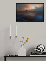 Blue circle Poster och Canvastavla