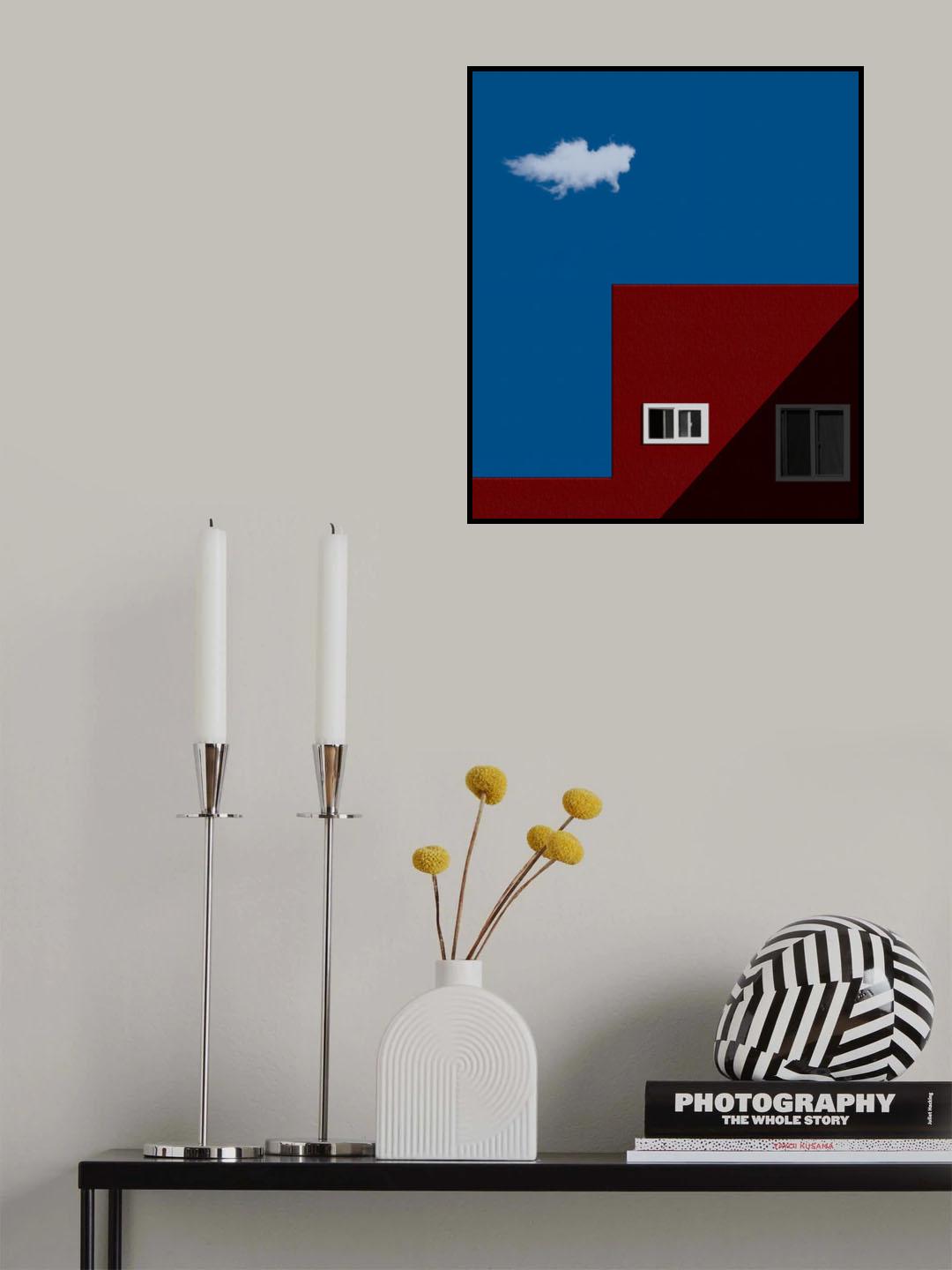 The red house Poster och Canvastavla