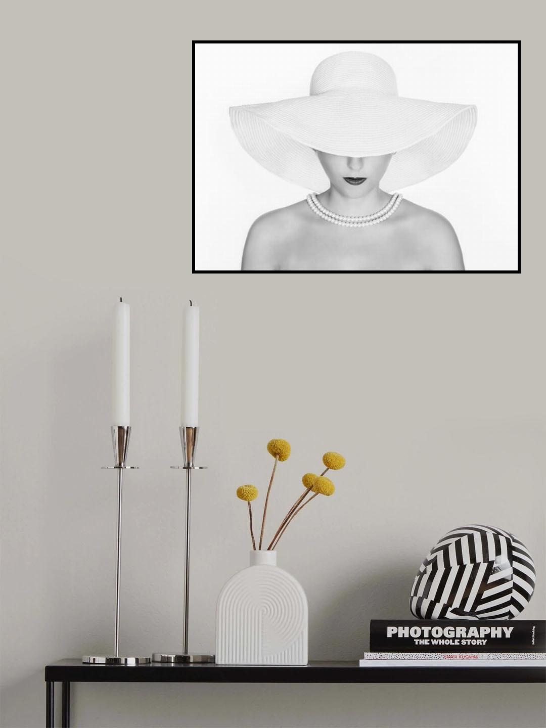 Pure White Poster och Canvastavla