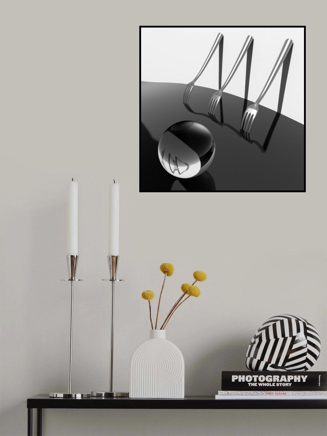 Ball and Forks Poster och Canvastavla