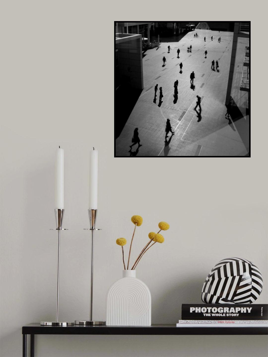 Back to the 30th B&amp;W Poster och Canvastavla
