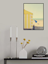 The blue umbrella Poster och Canvastavla
