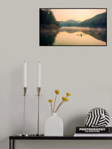 Autumn at Ban Viet Lake Poster och Canvastavla