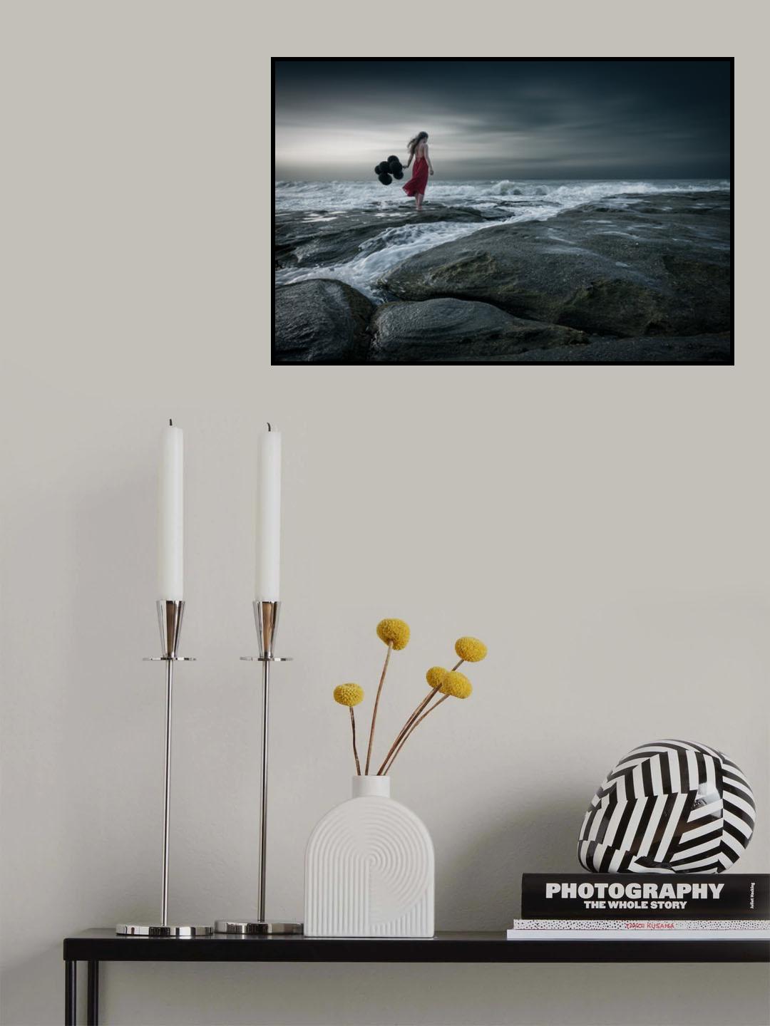 Black Balloon Poster och Canvastavla