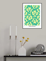 Flowe Pattern Bizarre Poster och Canvastavla