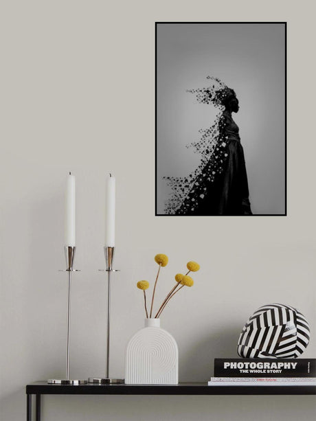 Elegant Fashion Model Poster och Canvastavla