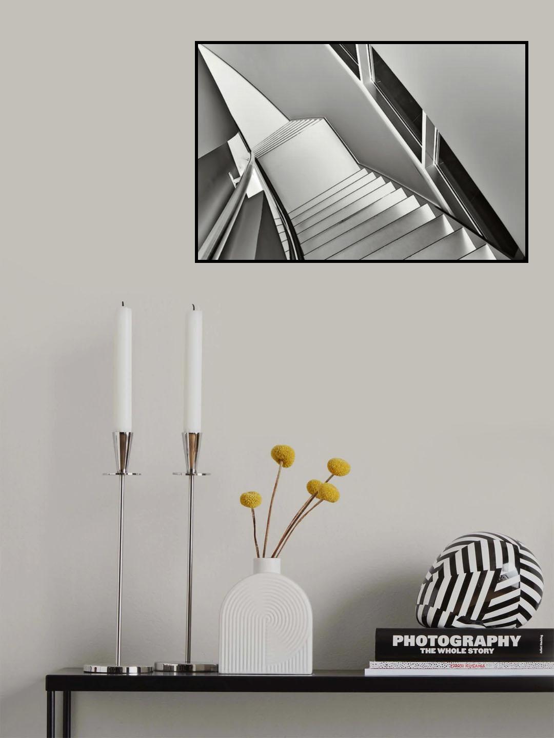 Staircase Poster och Canvastavla