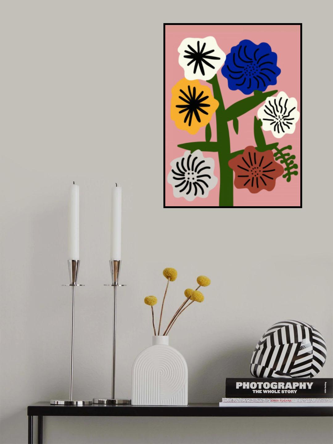 Multicolor Bloom Poster och Canvastavla