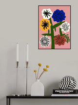 Multicolor Bloom Poster och Canvastavla