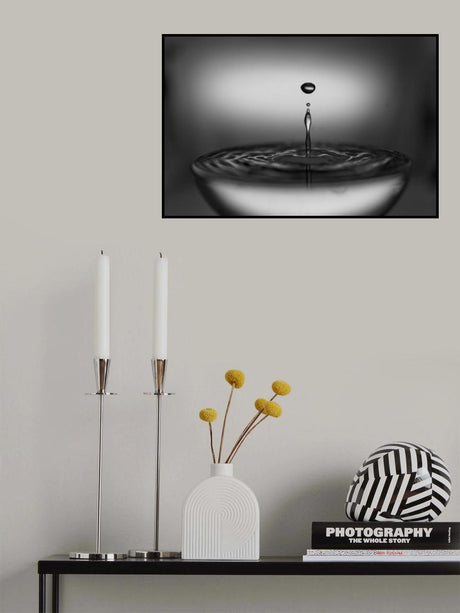 Water drop Poster och Canvastavla