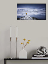 Mirrored Grundafjordur Poster och Canvastavla
