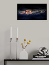 Devildom The snow capped mountains 《呷玛日巴》 Poster och Canvastavla