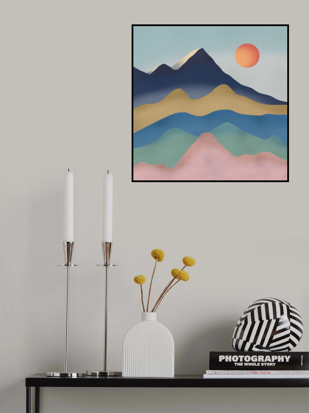 Whimsical Planet Poster och Canvastavla