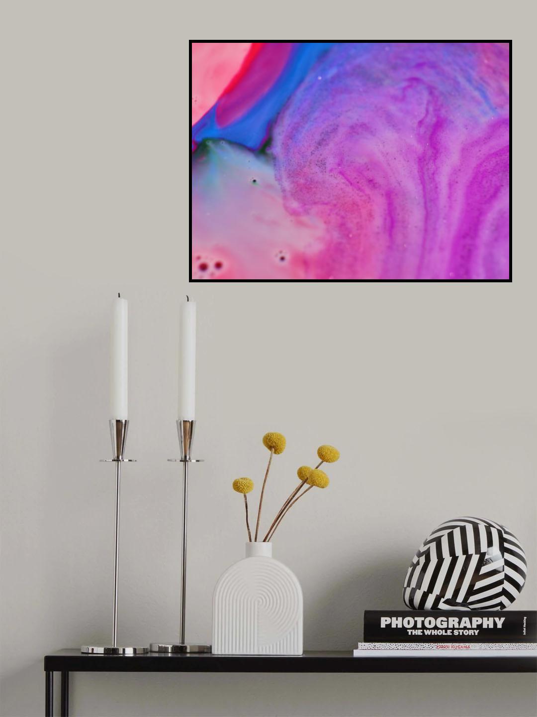 abstract acrylic colors Poster och Canvastavla