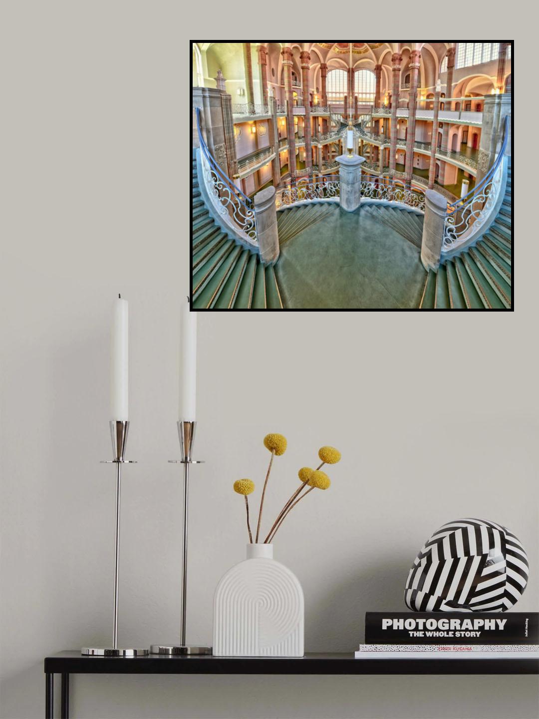 Treppenlauf Poster och Canvastavla