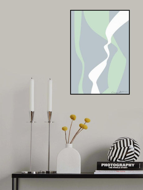 Wavy Tracks Poster och Canvastavla