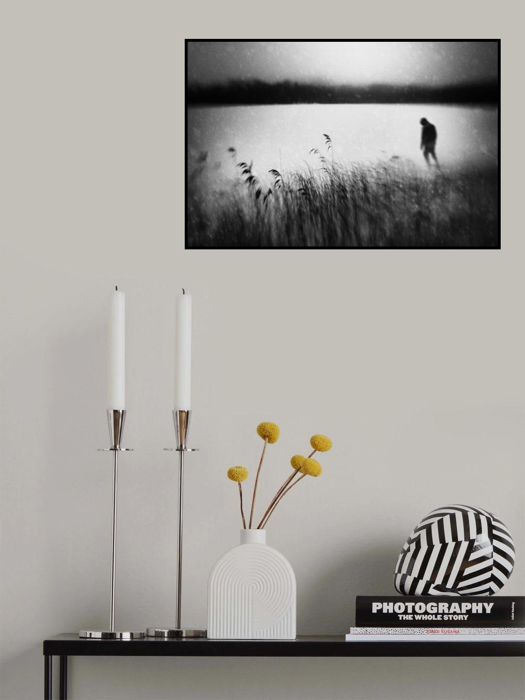 Walking On Thin Ice Poster och Canvastavla