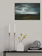 Hillside and Clouds Poster och Canvastavla