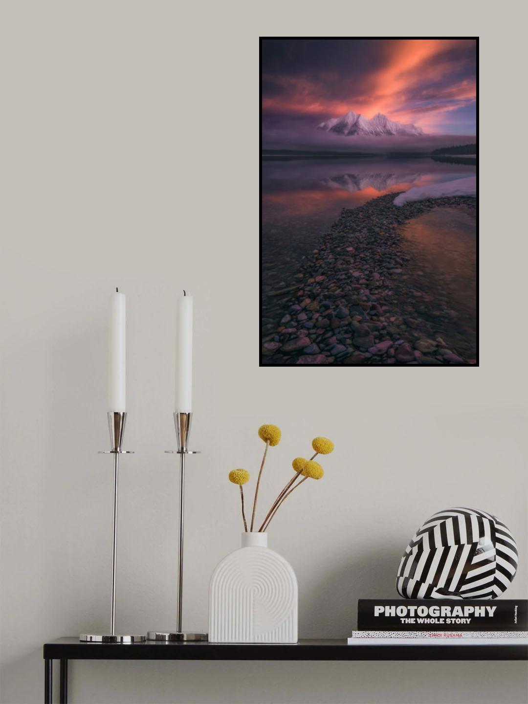 A Portrait of a Mountain Poster och Canvastavla