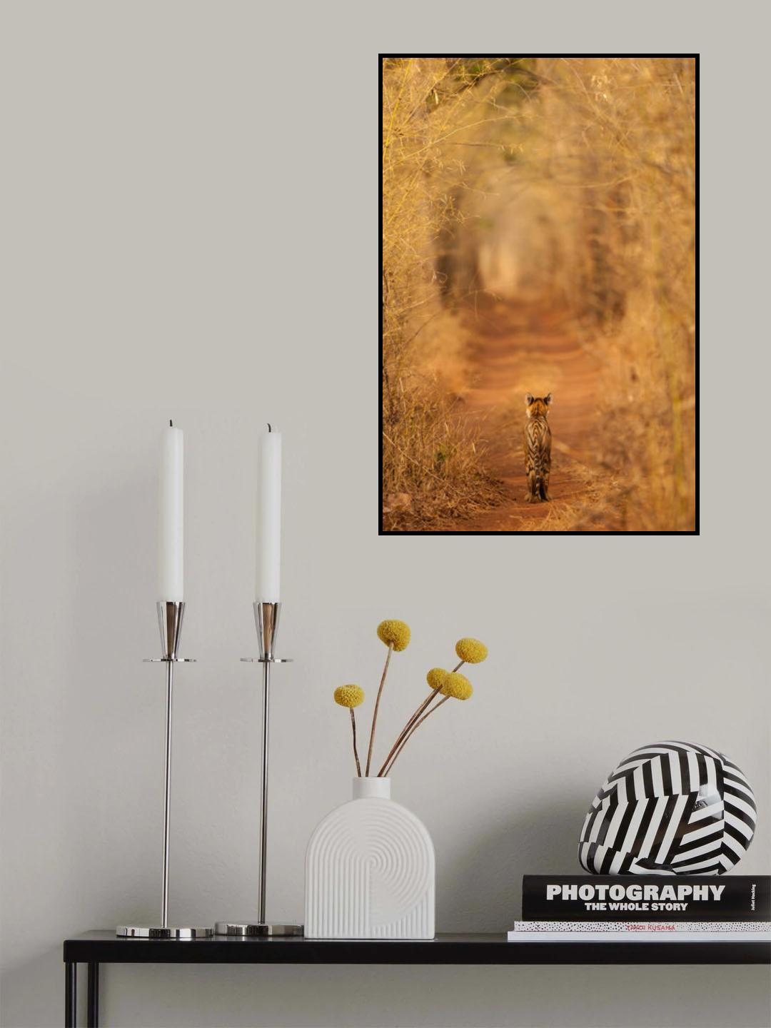 The Tiger in  the Tunnel Poster och Canvastavla