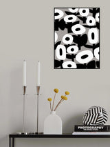 Whimsical Doughnut Flower Poster och Canvastavla