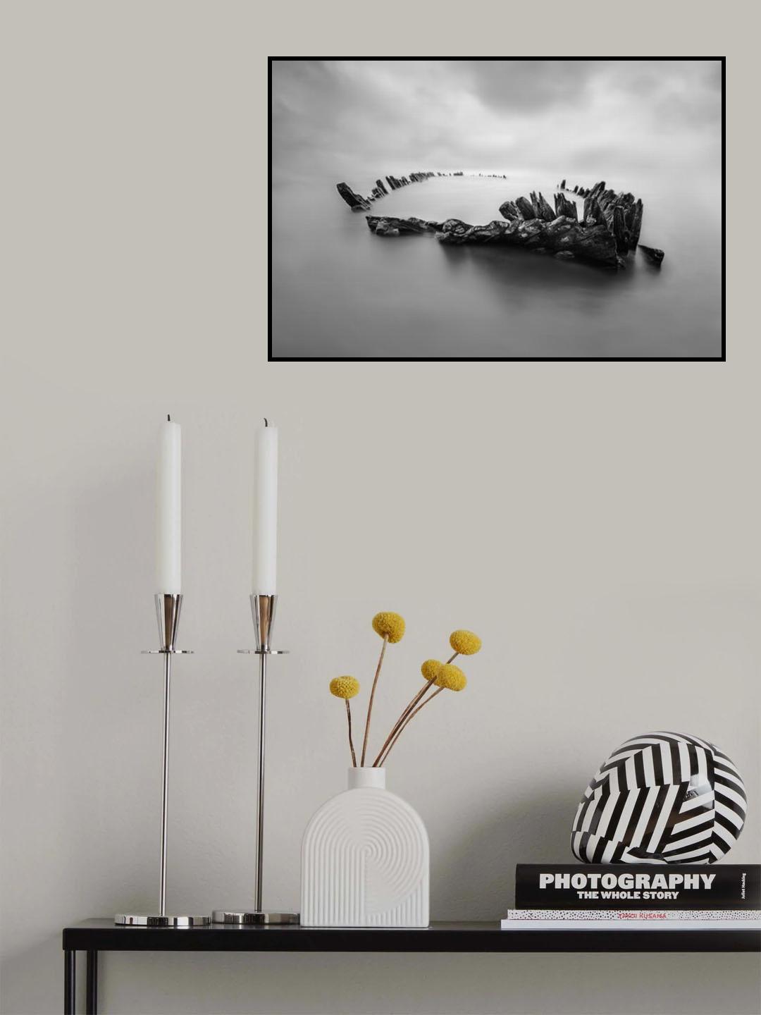 Ghost Ship Poster och Canvastavla